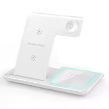 30W 3-in-1 Foldable Wireless Charging Station — Phone, Watch & AirPods