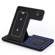 30W 3-in-1 Foldable Wireless Charging Station — Phone, Watch & AirPods