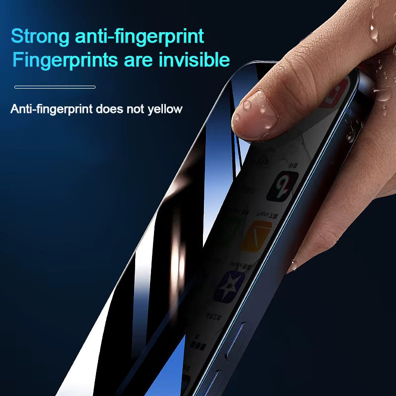 Full Cover Privacy Screen Protector — Anti-Spy Tempered Glass for iPhone