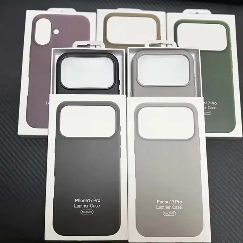 iPhone 17 Pro Leather Case — MagSafe Compatible